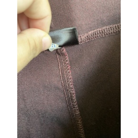 RAFAELLA COMFORT BROWN SLACKS, SZ 12 - Picture 4 of 8